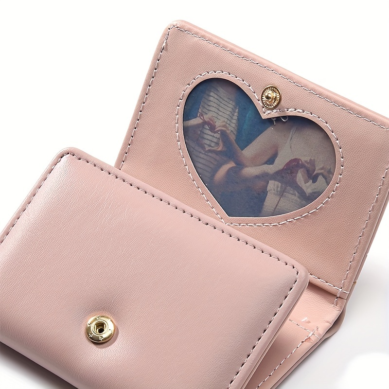 Women's Cute Wallet Bear PU Leather Casual Card Holder Female Girl's Coin  Pouch Women Tri-fold Cartoon Short Wallet - AliExpress