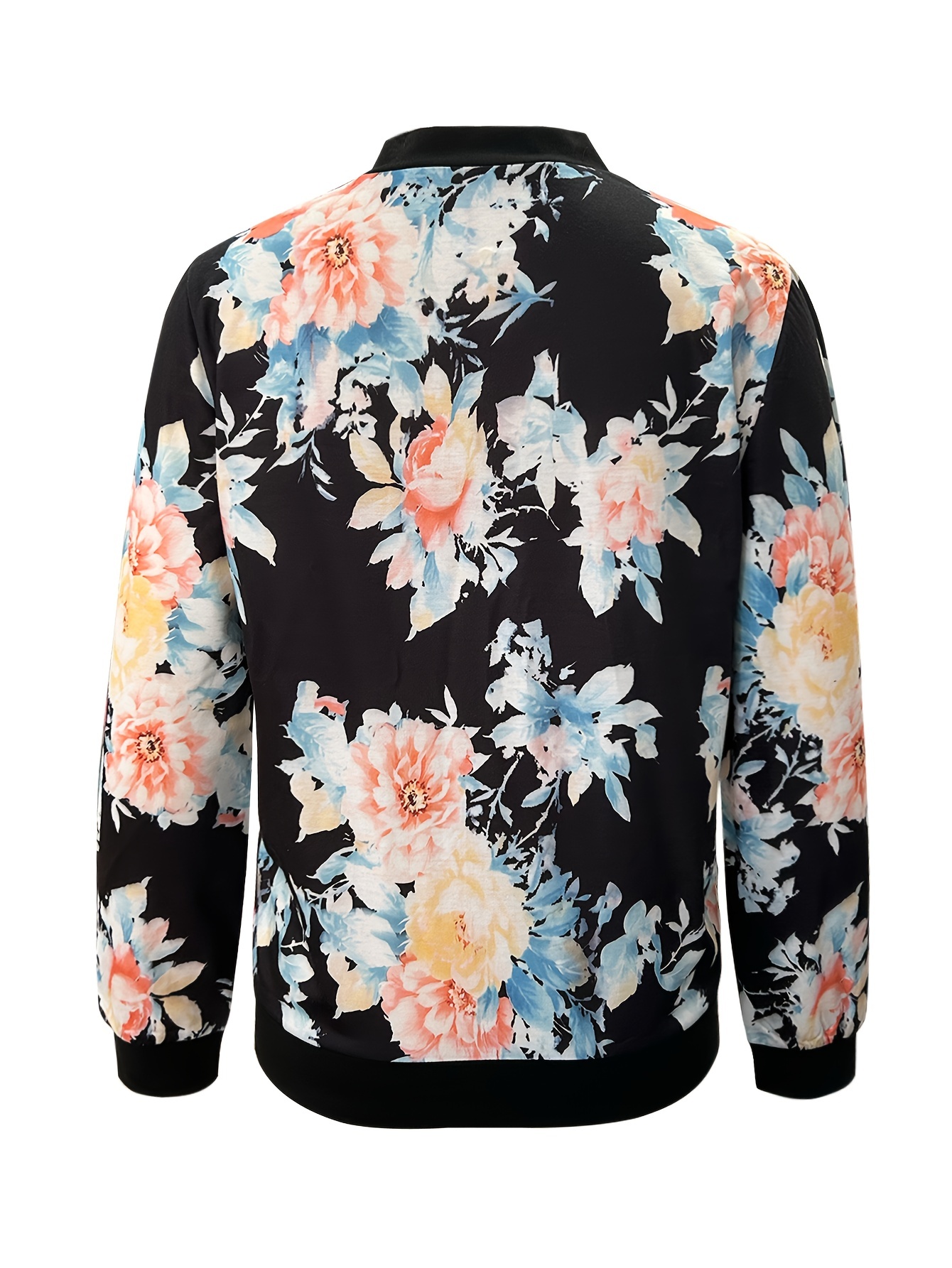 Floral print bomber jacket on sale mens