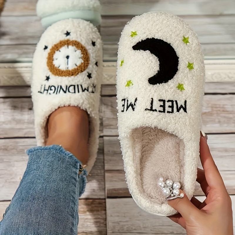 Slipper Socks Women Grippers Winter Warm Grip Soft Fluffy - Temu