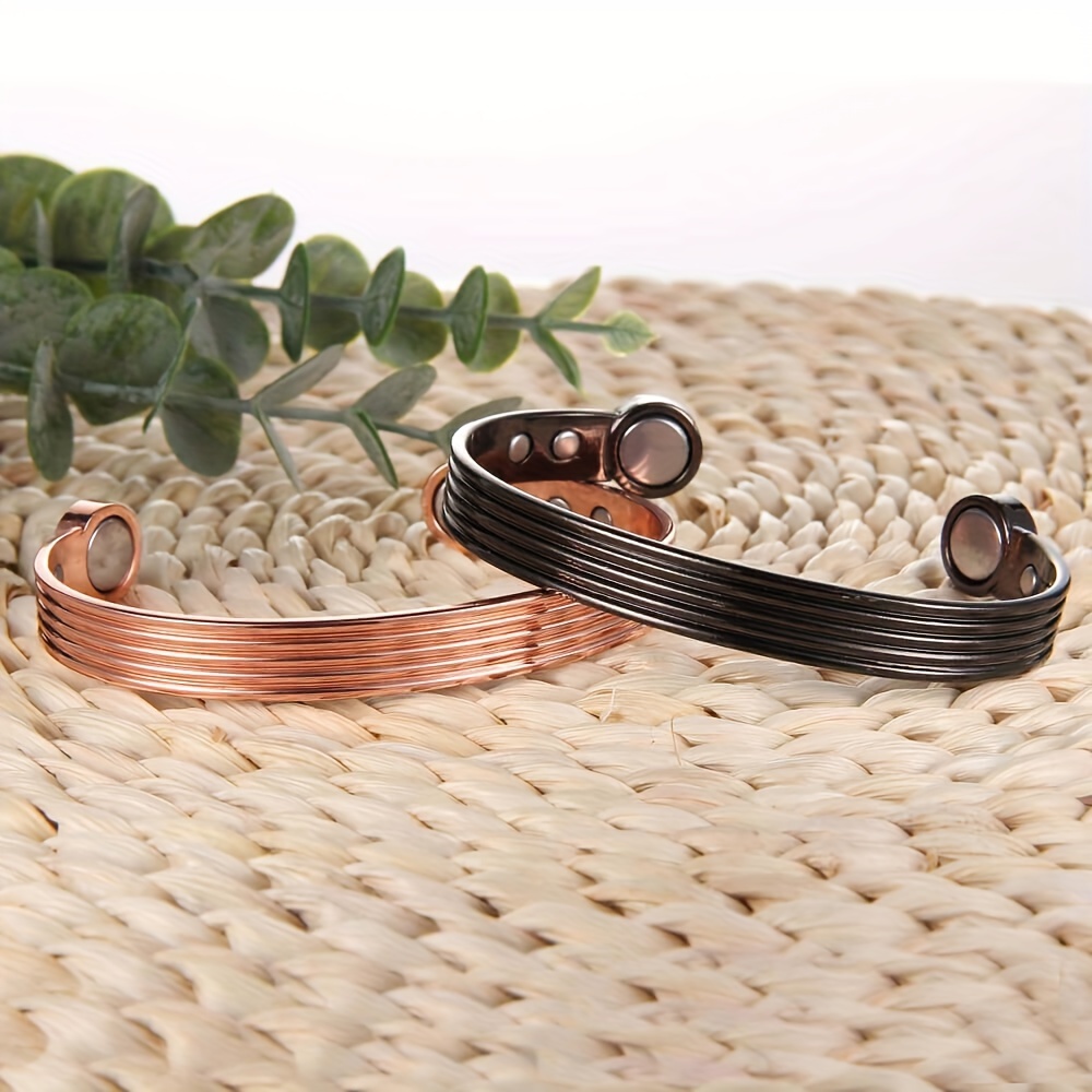 Copper Bracelet For Men Enhanced Magnetic Bracelets For Men - Temu