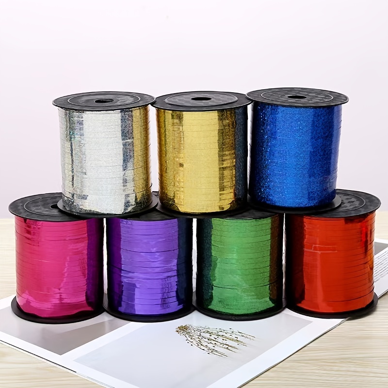 Curling Ribbon Shiny Metallic Balloon String Roll Gift - Temu