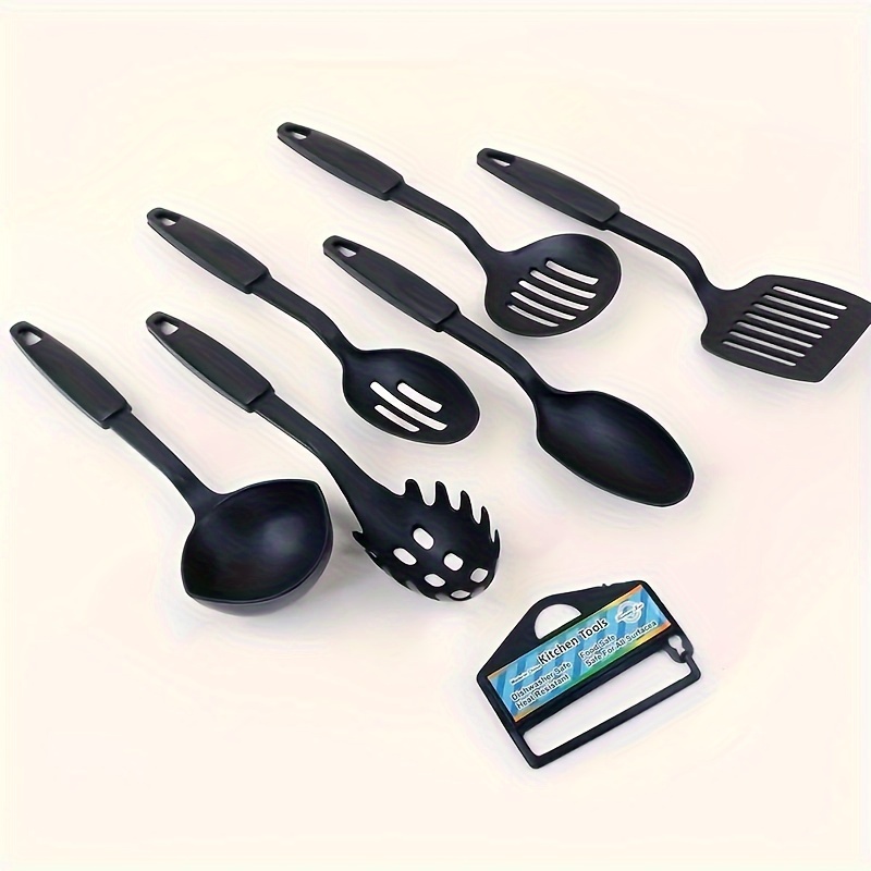 7pcs Nylon Cooking Utensils Set Multifunction Shovel Spoon Set Non