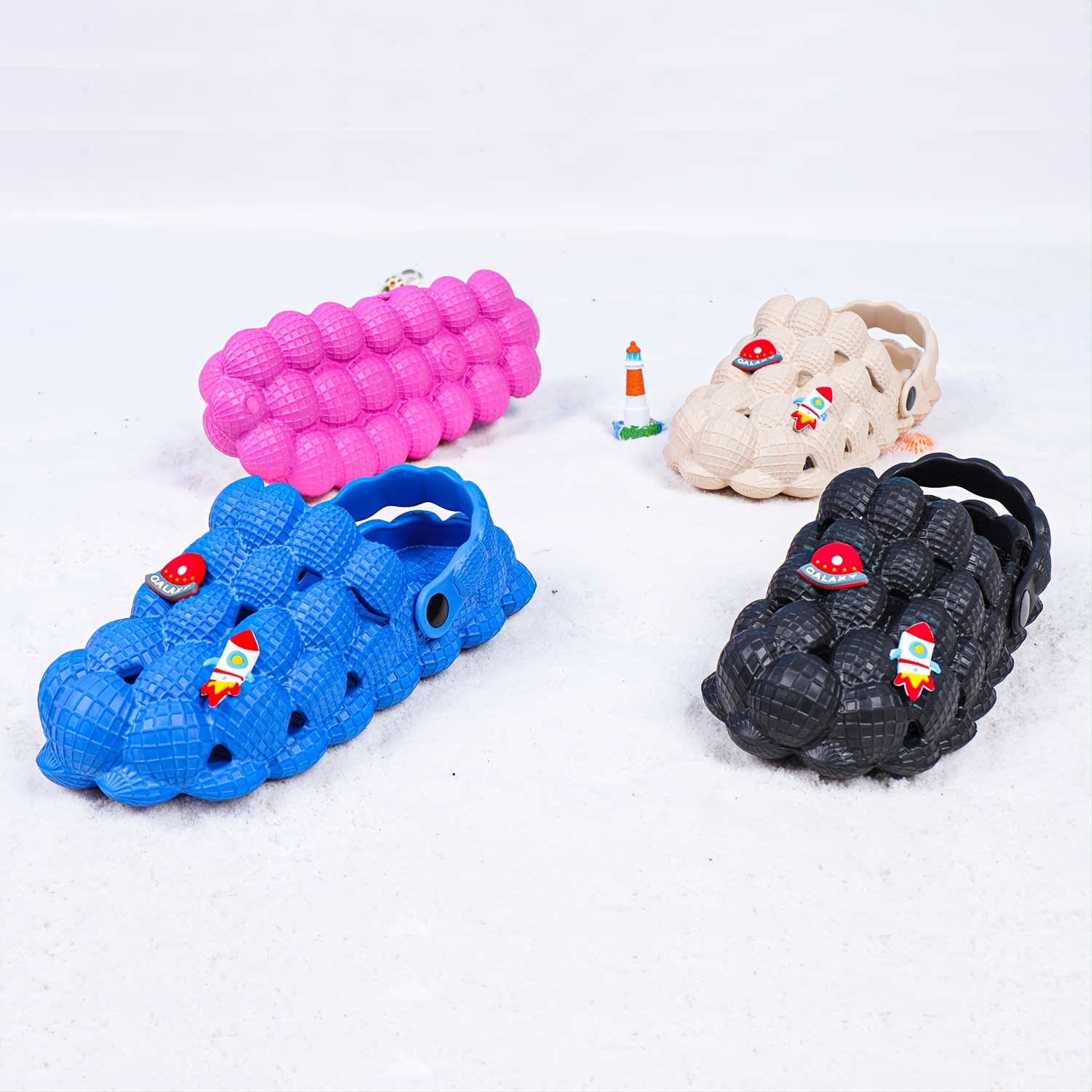 Kids Massage Bubble Slides Soft Anti-slip Sandals