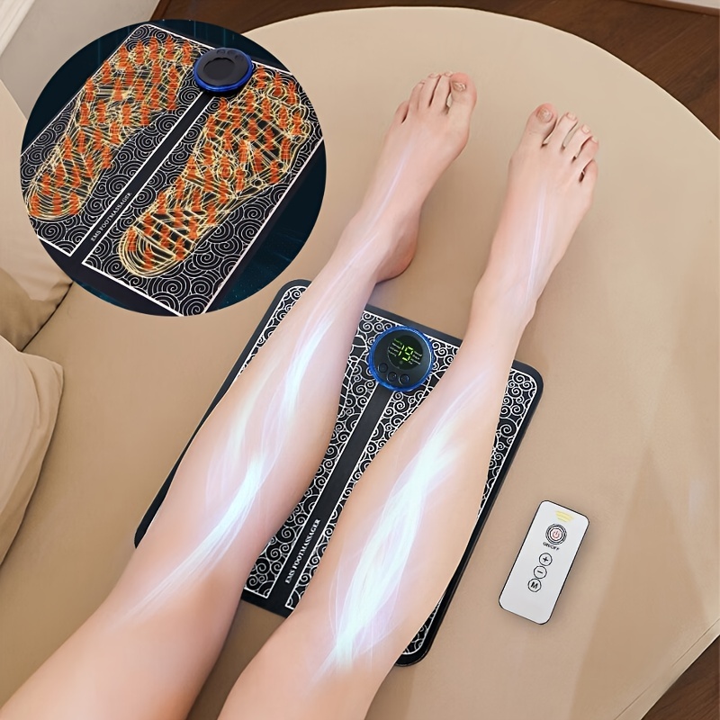 Electric EMS Foot Massager Accessories Pulse Muscle Stimulator Foldable  Foot Massage Pad Relief Pain Relax,Support Dropshipping - AliExpress