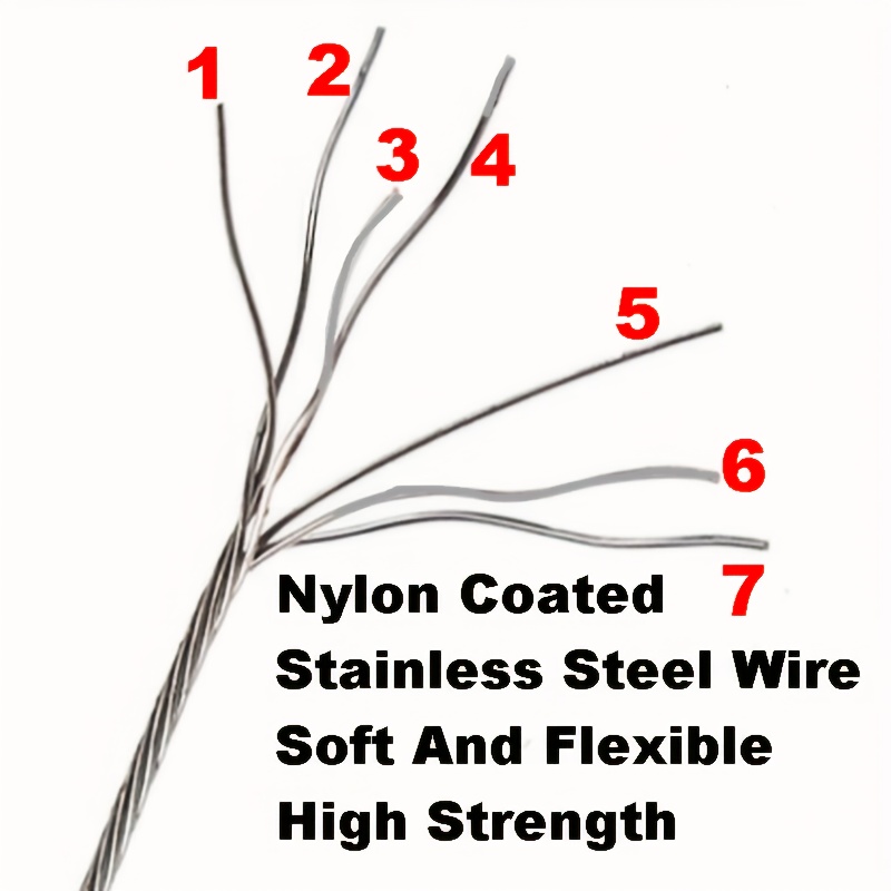 Nylon Coated Stainless Steel Wire Chinu Hook Suitable Sea - Temu