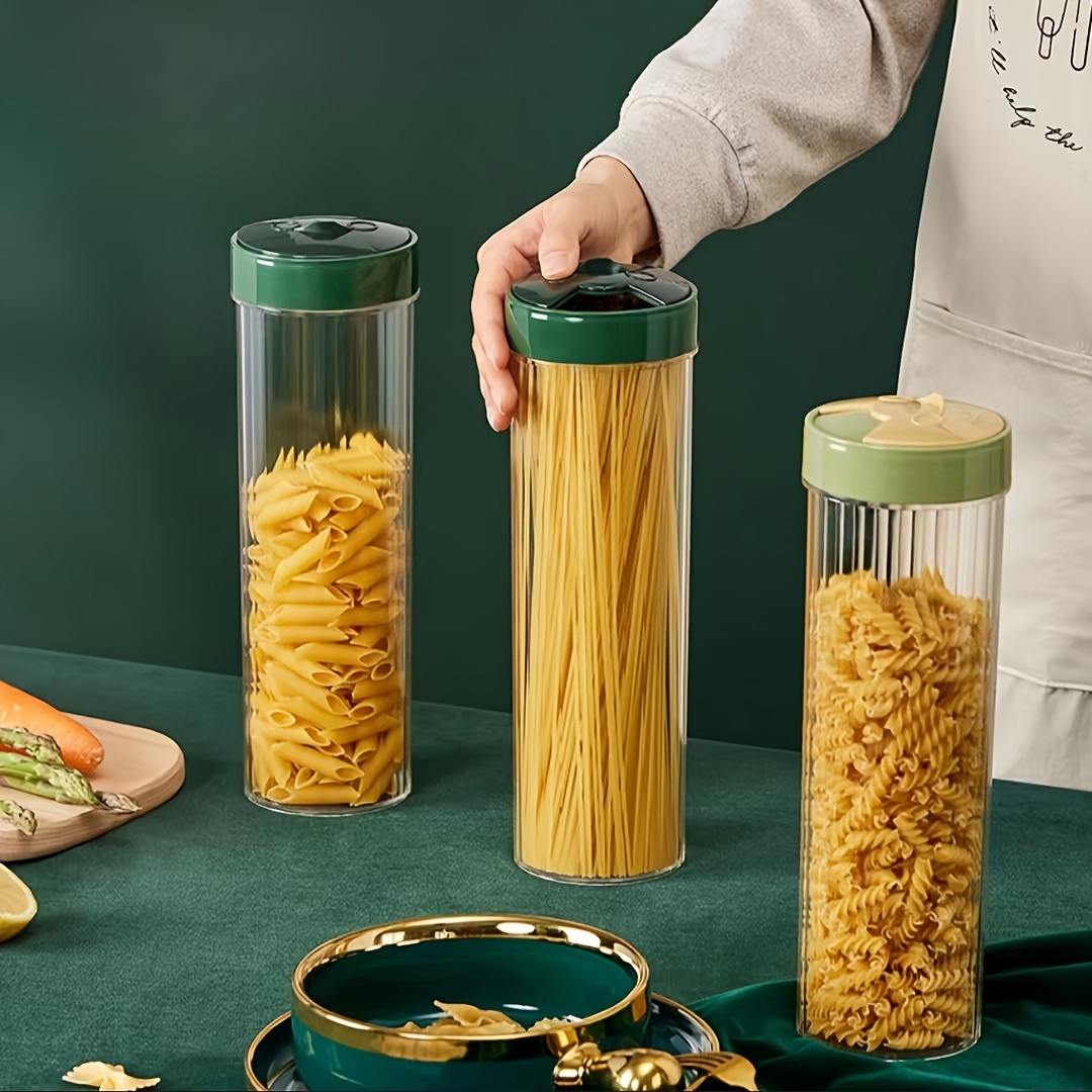 Plastic Tall Food Storage Spaghetti Noodle Pasta Container - Temu