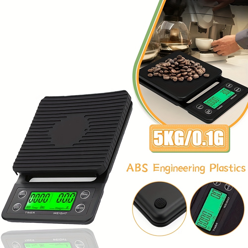 Báscula electrónica portátil alimentada por USB para cocina con función de  sincronización, accesorio para hornear, 3kg/0,1g