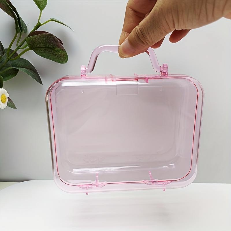 Yadada Clear Plastic Organizer Box Container Craft Storage - Temu