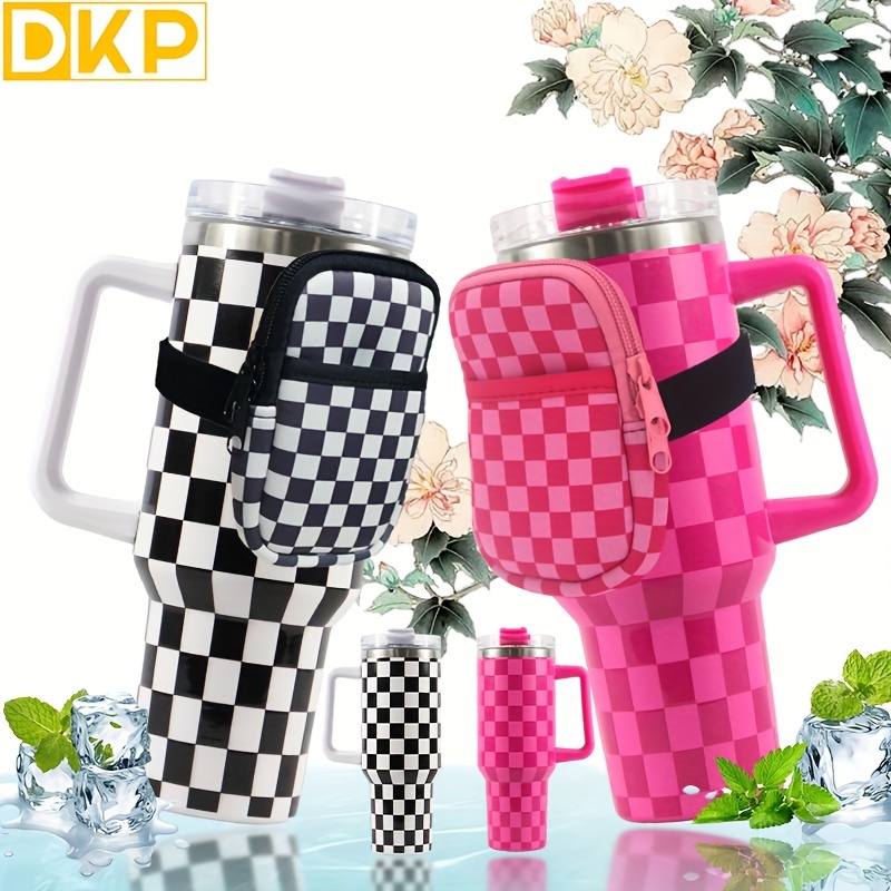 Dkp Water Bottle, Lightweight Stainless Steel Tumbler With Lid And Straw,  Portable Insulated Water Bottle For Car, Home, Office, And Travel, Birthday  Gift - Temu