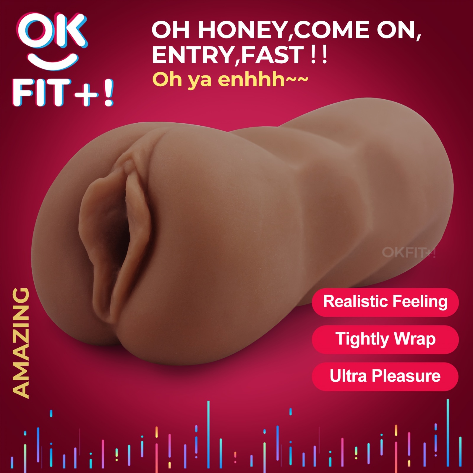 Realistic 3d Textured Tight Vaginal Stroker Male Masturbator - Skin Friendly Silicone Adult Sex Toys For hq nude pic