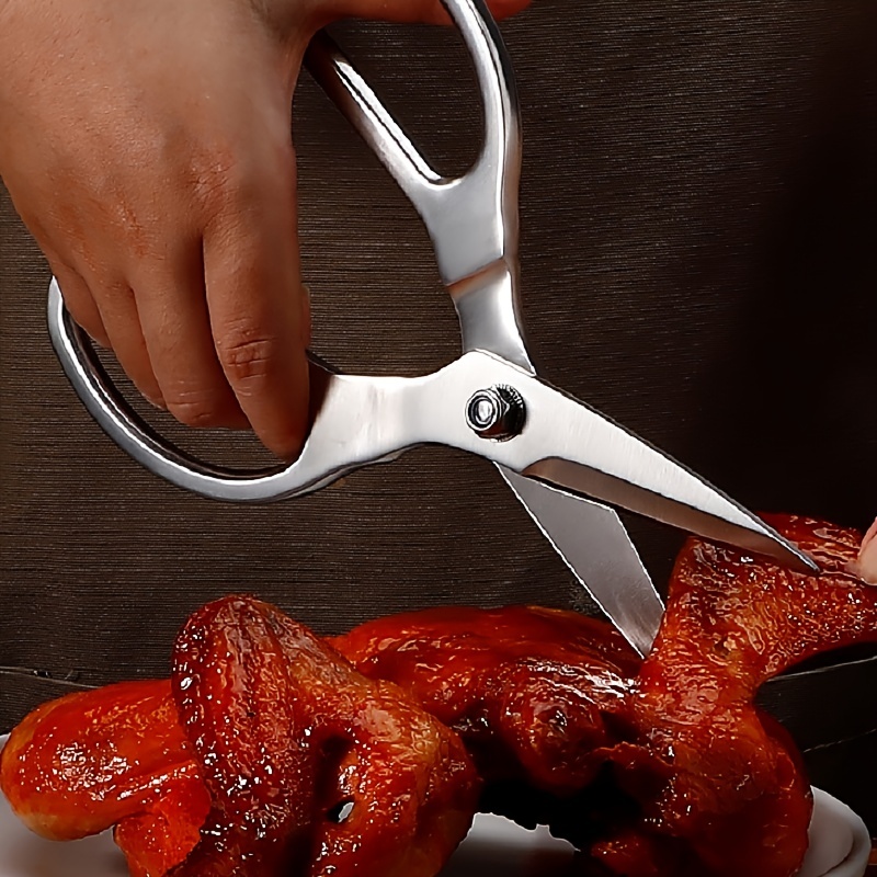 Stainless Steel Strong Chicken Bone Scissors Multi-functional Kitchen  Scissors Multi-purpose Kitchen Tool Scissors