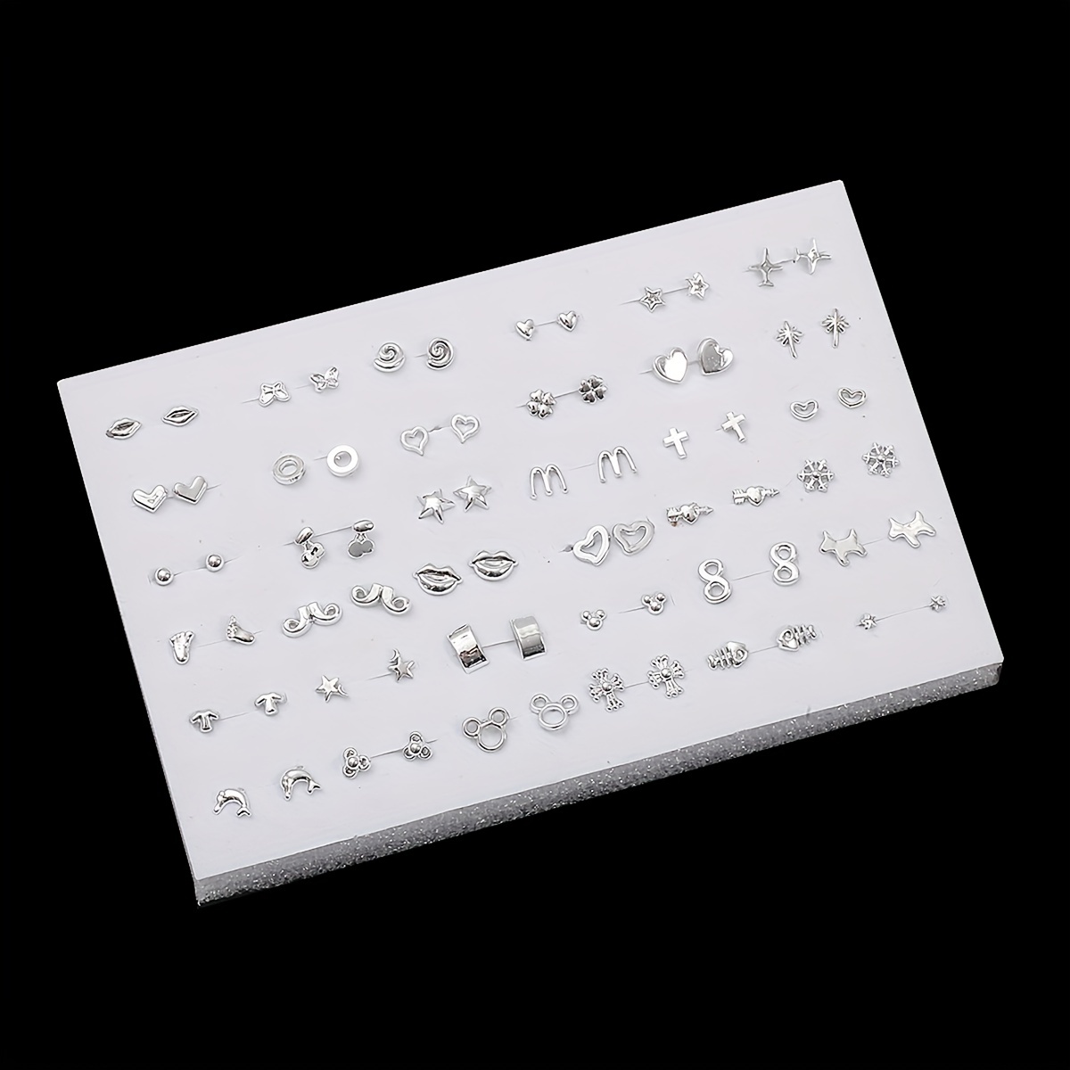 36 Pairs Mixed Small Stud Earrings Sets for Party