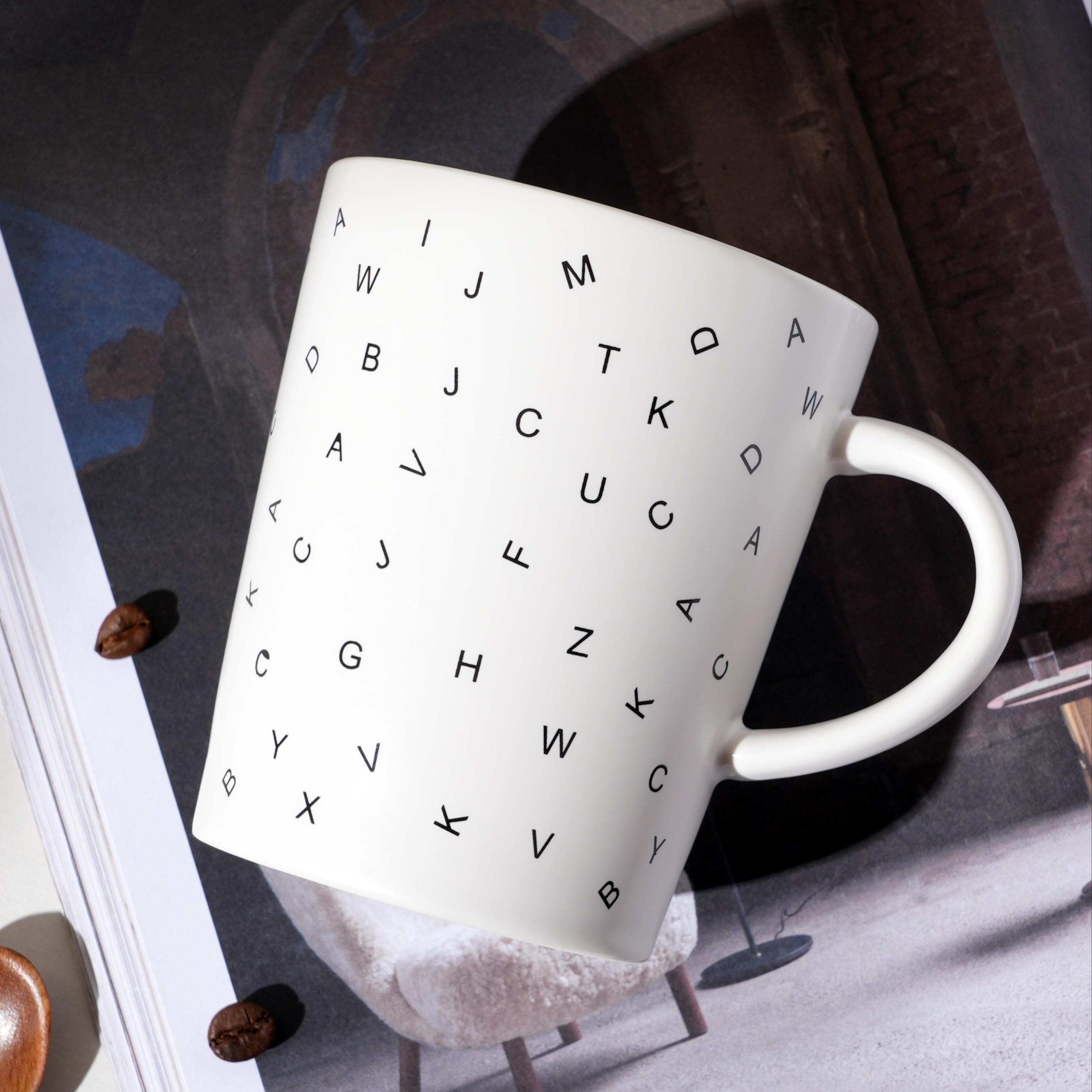 Coffee Mug (380mL, Cute Rabbit)