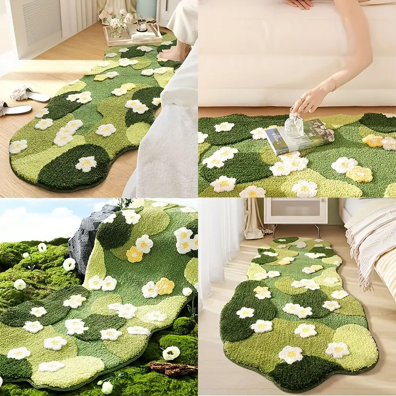 Tappeto Da Bagno In Peluche Ultra Morbido - Microfibra Assorbente, Antiscivolo E Lavabile, Lusso Per Casa - Foto 3