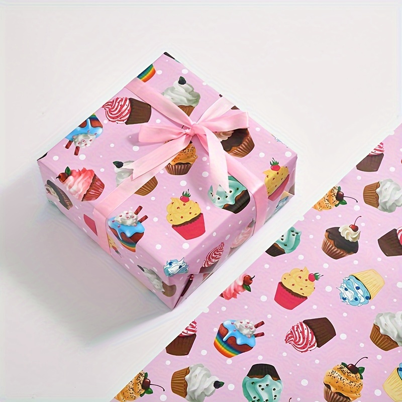 10pcs New Baby Cartoon Gift Wrapping Paper Boy and Girl Birthday