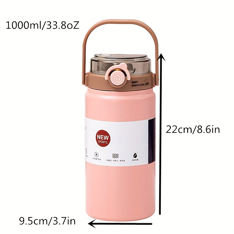 Water Bottle Portable Stainless Steel Vacuum Cup For Hot - Temu