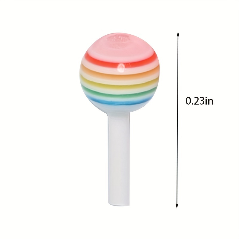 Mix Colors Cute 3d Lollipop Candy Mini Nail Art Decorations - Temu