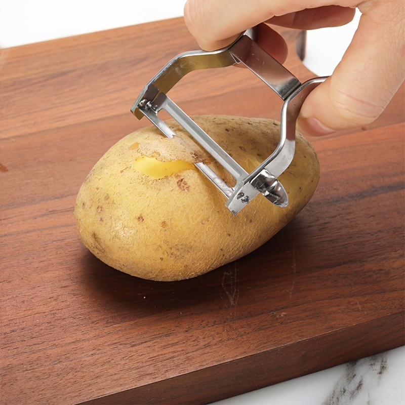Eplucheur pomme de terre - éplucheur en acier inoxydable pour carottes,  aubergines, poires, mangues et concombres, avec