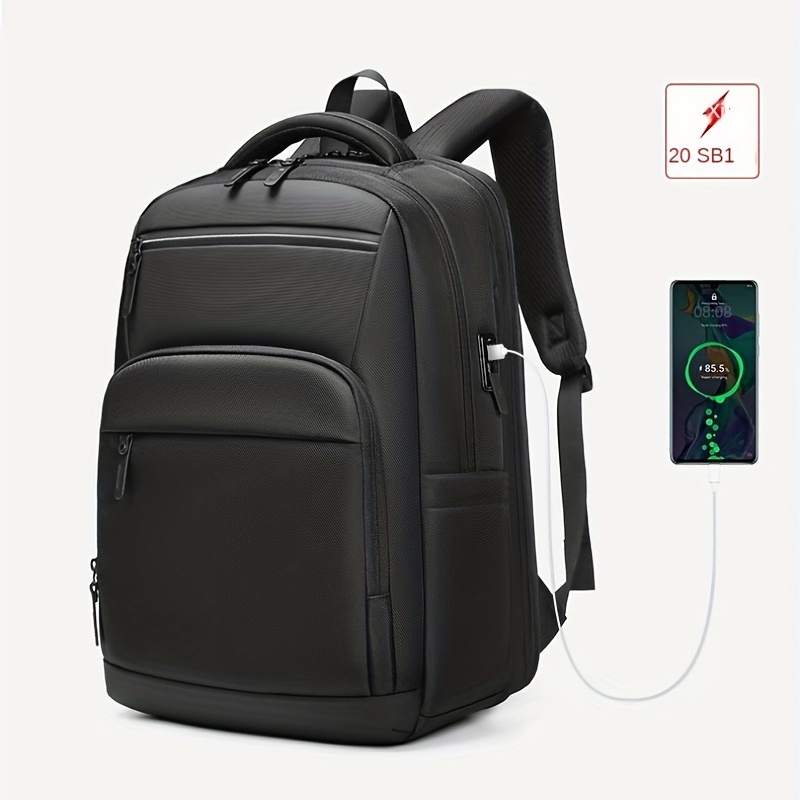 Large Waterproof Carry-On Travel Backpack With Charging Port - Temu