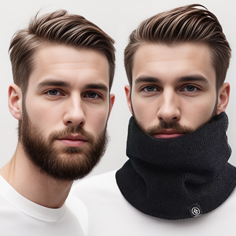 1pc Thickened Winter Neck Warmer Scarf For Men And Women