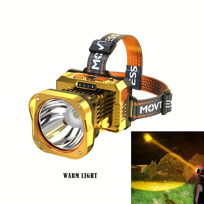 Usb Rechargeable Led Headlamp White Or Warm Light Induction - Temu