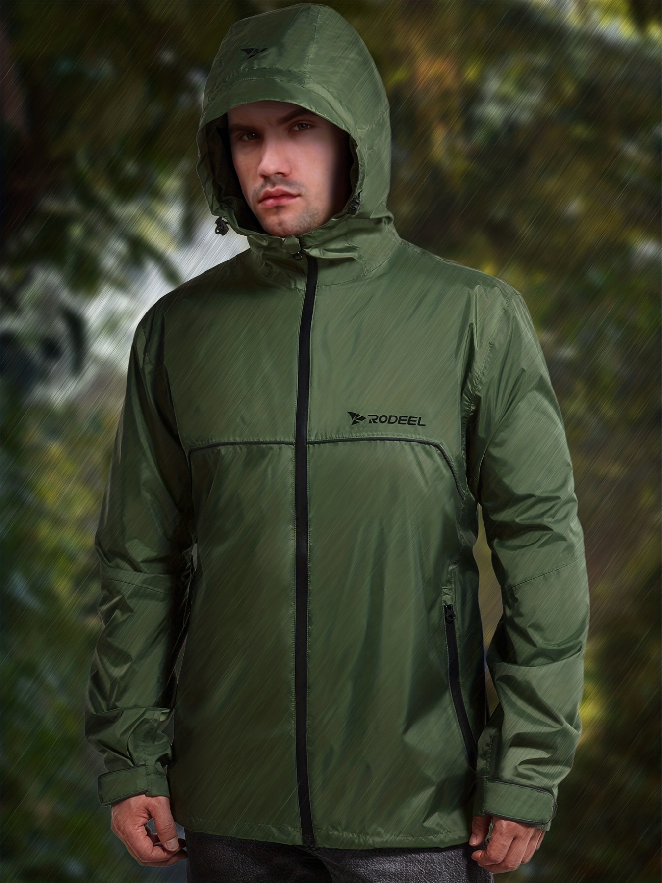 Men's Sun Protection Rain Coat Active Waterproof Breathable - Temu Canada