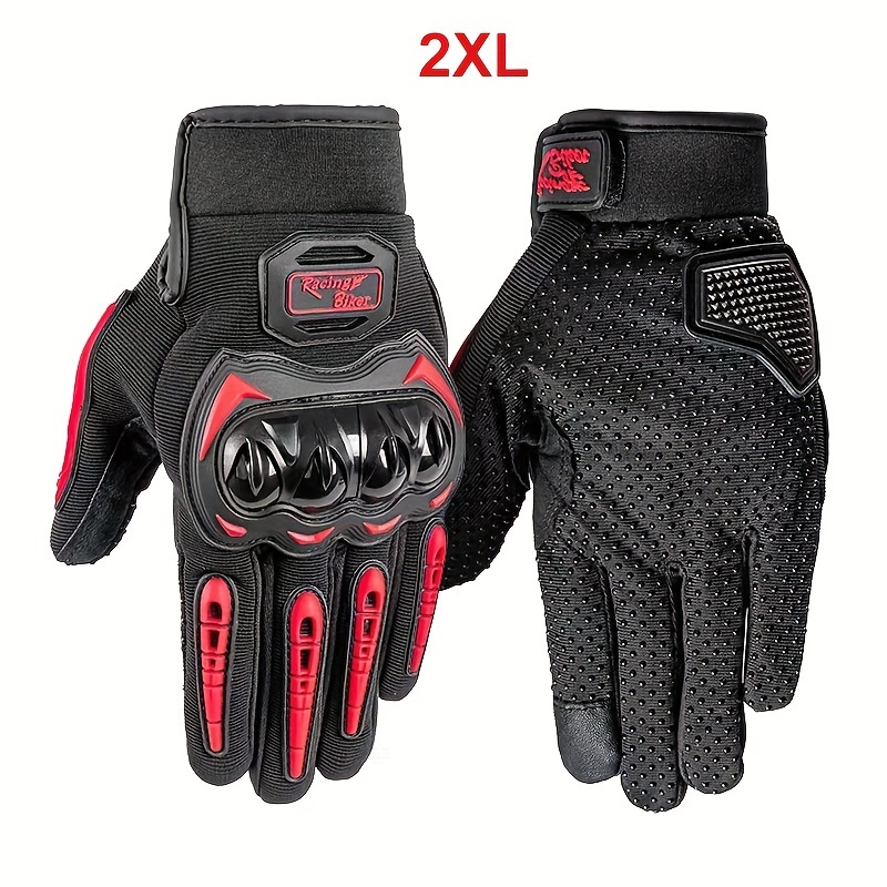 Ztexkee Guantes para hombre, guantes de trabajo para pantalla táctil,  antideslizantes, dedos completos, para exteriores, deportes, motocicleta