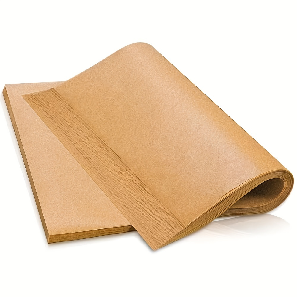 200-Pack Precut Parchment Paper Sheets 12 x 16 inches, Unbleached Brown  Nonstick Liners for Half Sheet Pan for Baking, Cooking, Grilling, Air  Fryer, Steaming, and Wrapping Food, Heavy Duty 