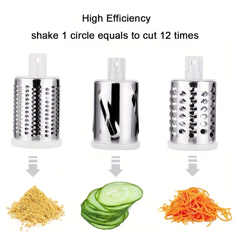 Manual Vegetable Cutter Hand Crank Kitchen Slicer Grater Potato Shred