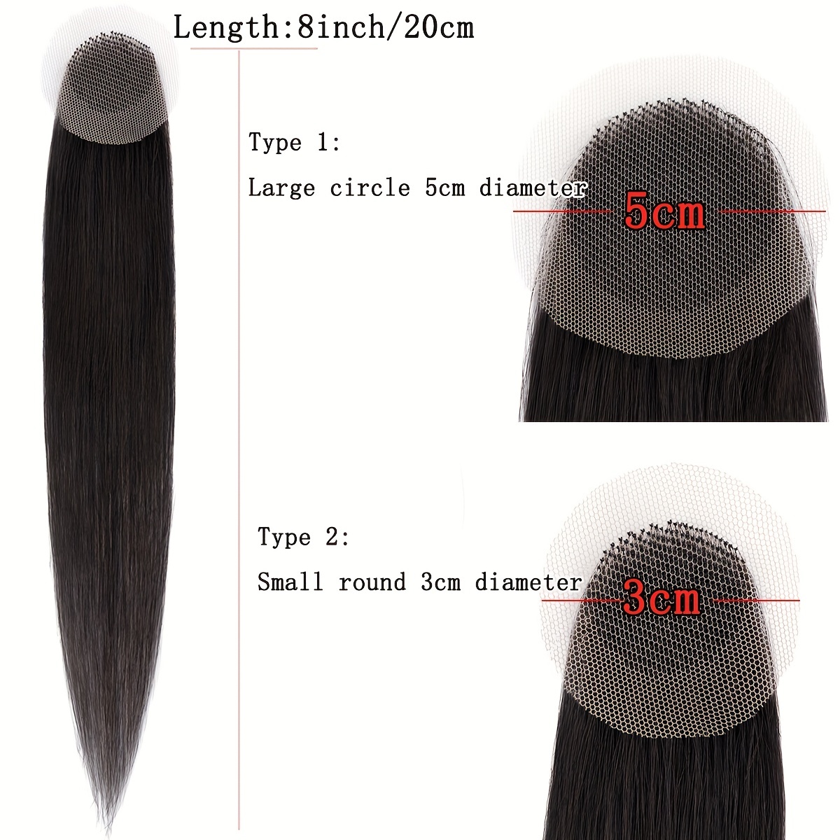 100 human hair lace front extensions invisible natural look straight hair pieces for alopecia areata coverage unisex adult suitable for all hair types   relax elegant straight hair realistic   details 3