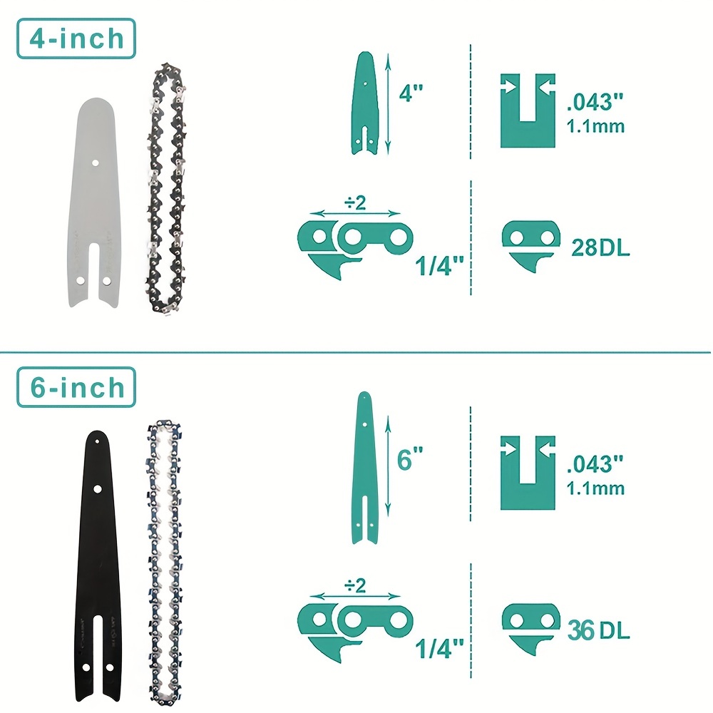 Mini tronçonneuse électrique en acier, accessoire de remplacement