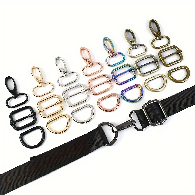  Black Metal Belt Buckle - 30mm Metal Webbing Buckles Adjustable  Belt Buckle for Dog Collar handbag Leather Hardware supplies (10) : Arts,  Crafts & Sewing