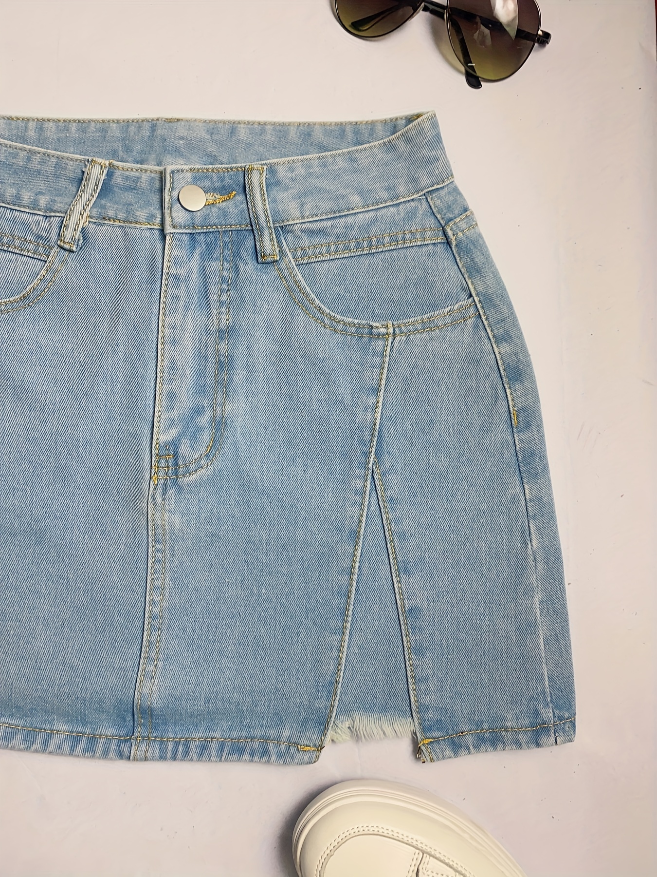 Bright 2024 denim skirt