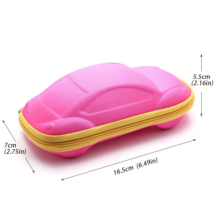 Hard Shell Sunglass Case with Carabiner Zipper