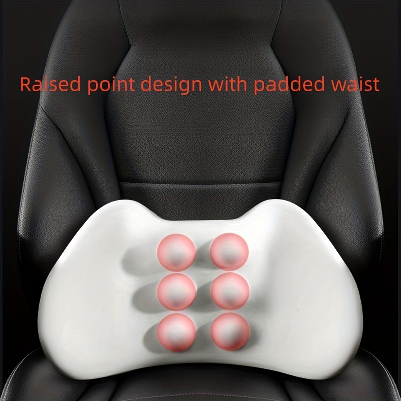 Back Support Drivers Seat Cushion with Lumbar Pad + Heat + Massage