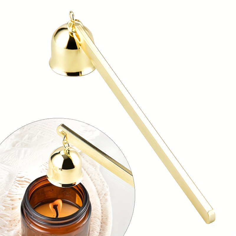 1pc Candle Wicks Putting Out Extinguish Candle Snuffer Tool Long Handle  Bell Extinguisher Accessories Stainless Steel Home Decor - AliExpress