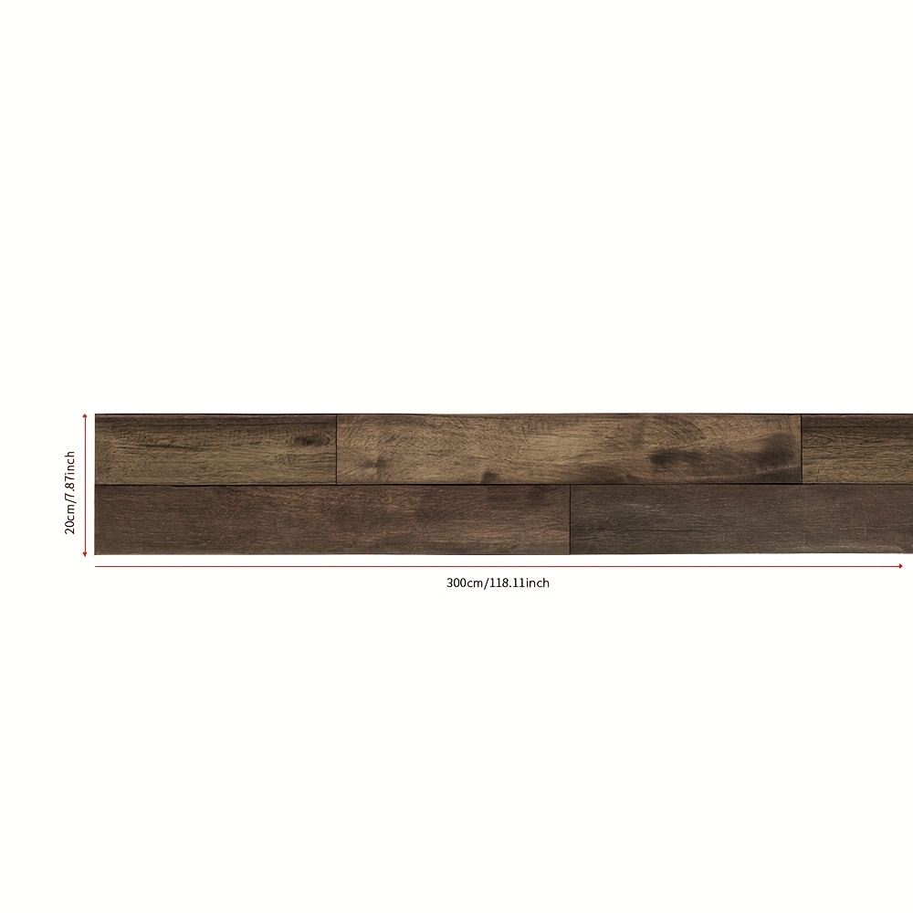 Imitation Wood Grain Floor Sticker Vinyl Waterproof Non slip Temu