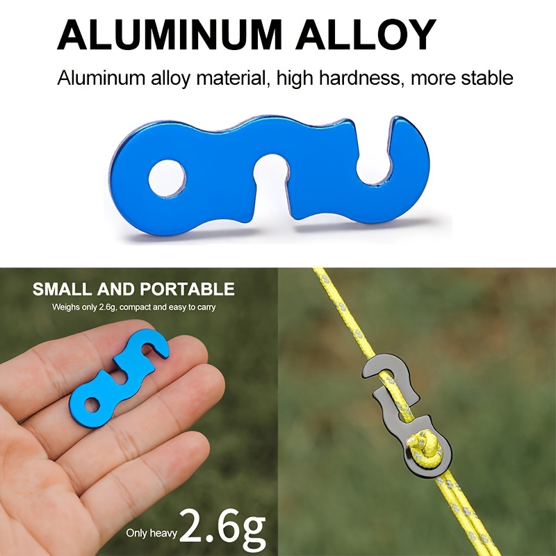 Outdoor Sports Accessories Double Side Clip Aluminum Alloy S Type