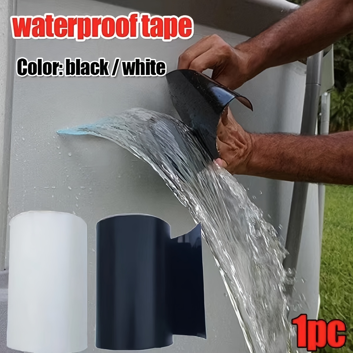 

1pc Waterproof Stop Leak Tape, Leak-proof Sticker, Pipe Repair Leak Tape