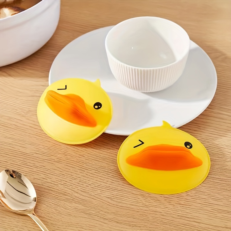 Silicone Pot Holders Cute Yellow Duck Silicone Hand Clip - Temu