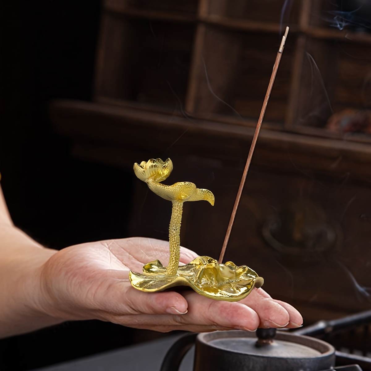 Dragonfly Waterfall Backflow Incense Cone Burner - Dragonfly Art