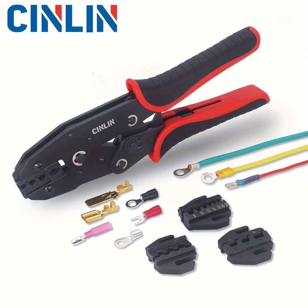 Wire Crimping Tool Kit Awg 23 13 Insulated Wire Electrical - Temu