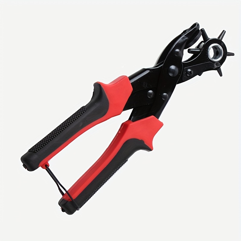 Leather Hole Puncher Tool Revolving Punch Plier Belts Watch - Temu