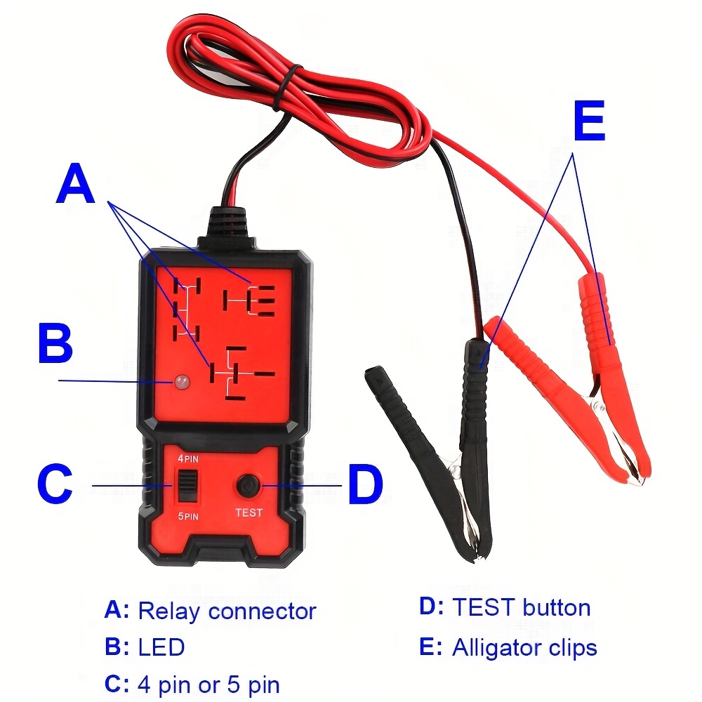 LED Indicateur Lumière Vérificateur de Batterie de Voiture - Temu