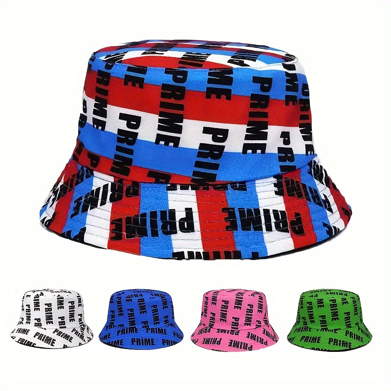 Prime Fashion Double Sided Pattern Bucket Hat Fisherman Hat, Free Shipping  On Items Shipped From Temu