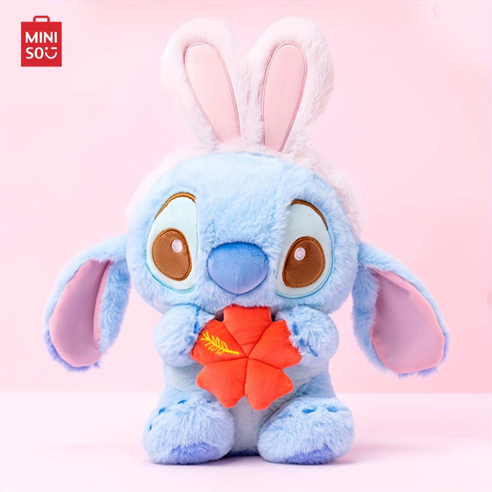 MINISO 10'' Stitch Plush Toy Stuffed Animal Disney Little Demons Collection  for Kids Boys Girls Disney Fans