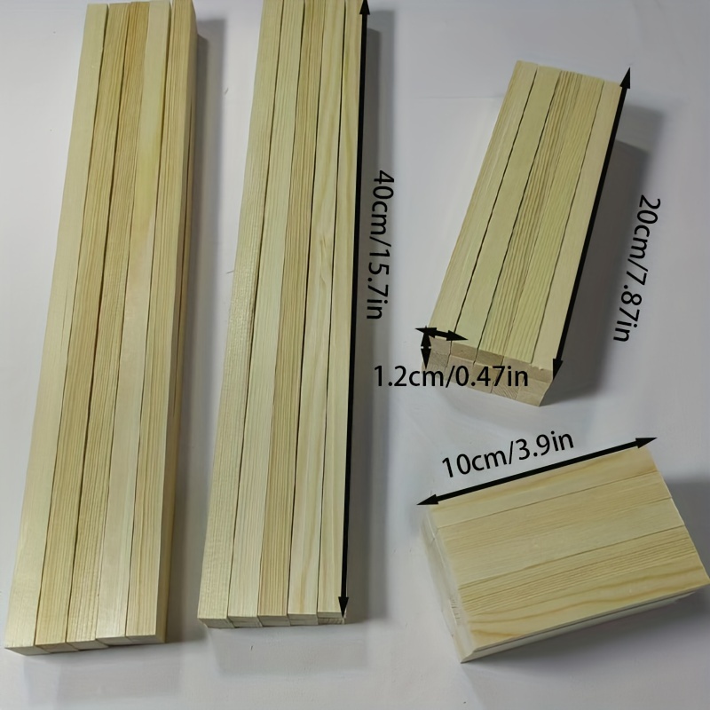 Palos polo madera natural 114 x 10 mm Betik MF-M1201 — latiendadelmaestro