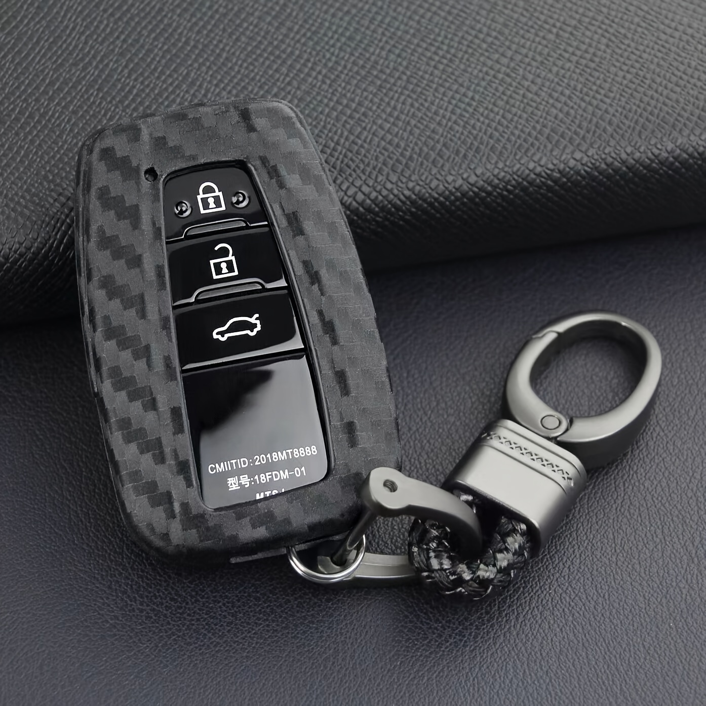 2 Buttons Car Key Cover Case For Prius Corolla Chr Prado Keychain Car  Accessories - Temu Australia