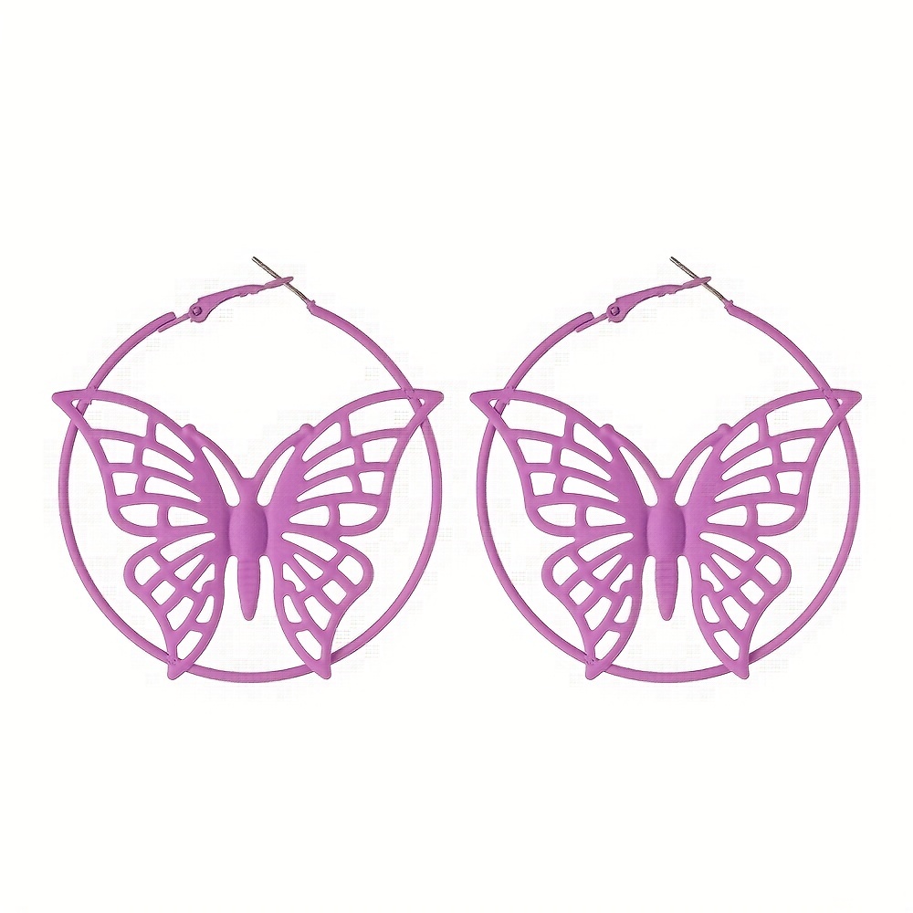 Purple Butterfly Decor