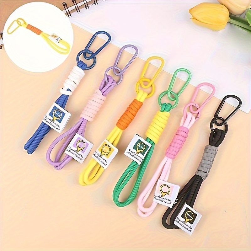 Braided Lanyard Phone Strap Carabiner Cord Backpack Hanging - Temu Malaysia